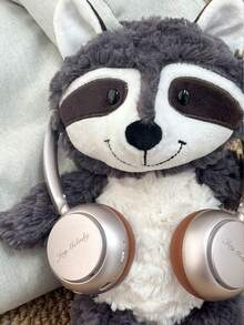 1个30厘米/11.81英寸毛绒浣熊玩偶，柔软灰色填充动物玩偶，适合儿童、幼儿、成人和家居，可爱礼物，适合所有年龄段，新年礼物，生日礼物 - 深灰色 - 查看 1