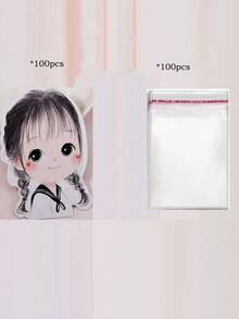 50/100/200张装珠宝包装纸卡，耳环项链展示卡，礼品袋 - 彩色 - 查看 11