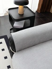 1件装天鹅绒沙发垫套，奢华简约沙发座垫，防滑防尘防猫抓沙发保护套，适用于客厅、卧室、办公室、俱乐部、派对、1-4人沙发、L型沙发 - 淺灰色 - 查看 7