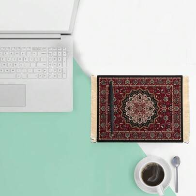 Elegantes persisches Mauspad: Orientalisches Teppichdesign für Computer und Schreibtisch, ideal für Gaming und Büro.