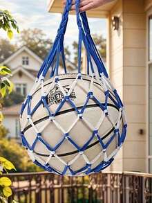 Basketball Mesh Net Bag Portable Net Bag Soccer Football Mesh Storage Bag Woven Mesh Ball Bag Single Ball Carrier Durable Suitable For Men Women Volleyball Soccer Basketball Sports Equipment Storage Basketball Gear Basketball Stuff Football Accessories - Multicolor - View 17