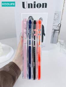 1 ốp lưng điện thoại từ tính trong suốt cao cấp, làm từ TPU+PC, nút bấm độc lập, viền cạnh được thiết kế chìm, bảo vệ ống kính nhô cao, hỗ trợ sạc không dây, chống rơi vỡ, phù hợp với 17/17 Pro/17 Pro Max. - trái cam - Xem 8