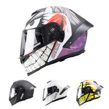 CYCKING 摩托车头盔 全盔 模块化 圆点图案 翻盖式 男女青少年成人款 快拆扣 复古 四季通用 可拆卸可清洗 - 揭面盔 - 查看 2