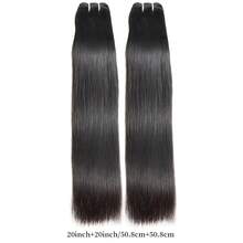 #613 # 1B Tóc thẳng tự nhiên, bó 2 lọn (18-30 inch), dệt đôi, phù hợp cho phụ nữ mọi chủng tộc, đa dạng kiểu tóc | Bó tóc thời trang | Tóc chất lượng cao - Nhiều màu - View 9