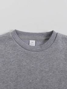 Disney Official Authorized Classic Mickey Disneyland 1955 Iconic Print Boys Fun Sweatshirt Comfortable Easy To Wear Casual School Outings Weekend Activities - 灰色 - 查看 2