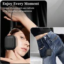 Keychain,Lanyard RFUNGUANGO Pro 2nd/1st Generation Case With Cleaning Kit (HaloLock), Anti-Slip Adjustable Kickstand, Anti-Fingerprint Coating & Precision, Full Drop Protection Cover With Lanyard - Black - View 7