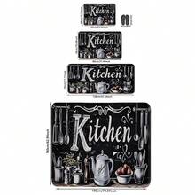 1 szt. Dywan/Dywanik łazienkowy z nadrukiem w litery, wysokiej jakości, elegancki, mały dywanik/dywanik/dywanik do salonu/sypialni, nowoczesny, minimalistyczny, kwadratowy dywanik łazienkowy z imitacji wełny, prostokątny dywanik do salonu i sypialni w stylu nordyckim, wielokolorowy, antypoślizgowy spód, składany i do przechowywania, Elevate Home Decor - Wielokolorowe - Zobacz 2