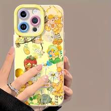 Funda de merengue de limón con un bonito estilo retro. Esta elegante funda es compatible con los modelos  17, 16, 15, 14 Pro Max, 13, 12, 11, XR y XS Plus. Fabricada en silicona TPU, ofrece protección contra golpes y caídas, además de una sensación superior. Es un regalo ideal para familiares, amigos y seres queridos, y una opción perfecta para San Valentín.fundas para ,fundas,accesorios para celular,fundas para celular,fundas para  13,funda  13,funda  16,funda  17 pro max,funda  15,fundas para  16,fundas  11,fundas ,bob esponja - Blanco - Ver 2