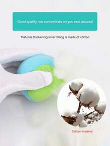 一套儿童粘性背心和球，幼儿园亲子互动玩具，户外投掷粘性目标训练器材玩具，适合儿童户外多人互动游戏（球颜色随机） - 彩色 - 查看 8