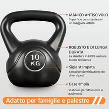 Kettlebell - 10 กก. - ดู 5
