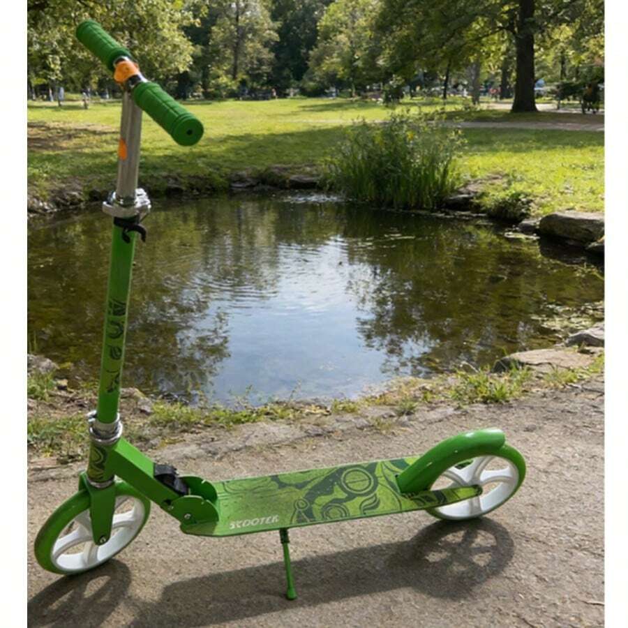 Random Color/Beginner Scooter, Portable Folding Balance Bike, Casual Commuting Two-Wheel Skateboard, Foot Scooter - Multicolor - View 1