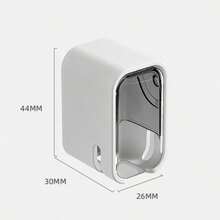 Wall Mounted Toothbrush Holder Set, Dustproof Cover, No Drill Adhesive Installation, Coordinated With Toothpaste Dispenser To Create An Integrated Bathroom Vanity Storage Solution - Multicolor - View 13