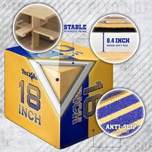 イエスフォーオール ソフトプライオボックス バスケットボールバージョン クロストレーニング 踏み台昇降 ジャンプトレーニング - B.バスケットボールバージョン + 51cm*46cm*41cm /12kg + 単品 - チェックする 4