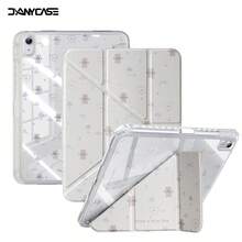 可爱图案智能保护套，带笔槽，兼容 iPad 第 11 代 A16 2025、第 10 代 10.9 英寸、Air 第 4/5 代 10.9 英寸、Air 11 M3 2025、第 7/8/9 代 10.2 英寸、A11+、S9、S10FE、S10 Lite - 小熊紫色蝴蝶結 - 查看 1