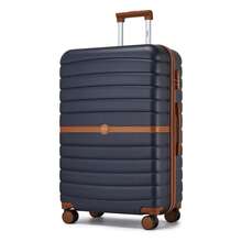 PP Suitcase 20"/24"/28" - Lightweight Hard-Shell Luggage With 4* 360° Wheels, TSA Lock | Hand Luggage & Travel Suitcases - 藏蓝色 - 查看 14