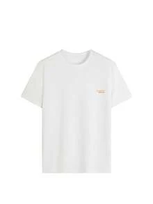 3 Stücke/Set Sommer Neue Einfache Landschafts Grafik Muster Kombination Lässiges Rundhals Kurzarm T-Shirt, Modische & Vielseitige Damen Tops - Weiß, Rosa und Aprikose - Übersicht 6
