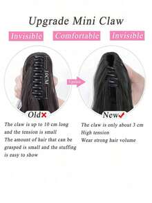 20 Inch Straight Synthetic Hair Ponytail Extension, Smooth & Natural For Daily Wear - Multicolor - View 5