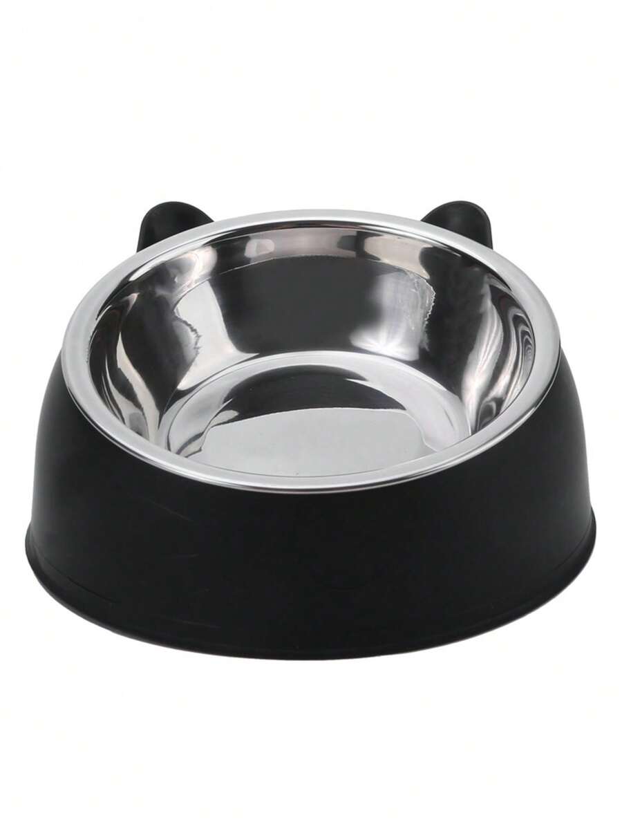 [Dung tích 100ml] Bát ăn cho thú cưng bằng thép không gỉ, bát nghiêng, bát đựng thức ăn cho mèo, giá đỡ nâng cao chống trượt bằng thép không gỉ. - 100ml - Xem 1