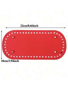 椭圆形底部创意皮革手工包制作材料、手工编织包配件、实用DIY皮革材料 - A - 查看 5