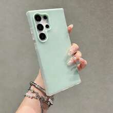 Luxury Candy 2合1 磨砂硬殼手機保護殼，相容 S26 Ultra S25 Ultra A57 A37 A56 A55 A54 A53 A35 A17 A07 A27 A36 A26 A16 S25 FE - 青色 - 查看 4