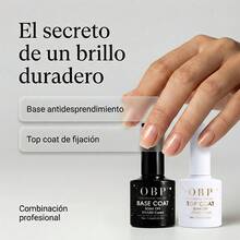 OBP Top Coat & Base Coat | Set profesional para uñas en gel UV/LED - transparente - Ver 2