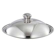 28-42cm Tapa de olla de acero inoxidable universal, tapa de sartén, tapa de olla reutilizable, tapa de recipiente para restaurante y menaje de cocina - Multicolor - Ver 4