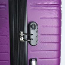 43L 56.5x38x22cm Cabin Suitcase Hard Shell Expandable 360° Spinner Wheels TSA Lock - Baby Pink - View 2