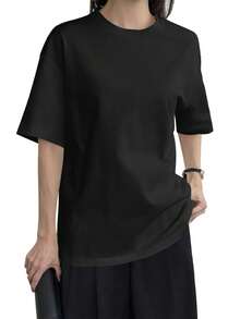Women T-Shirts - Black - View 2