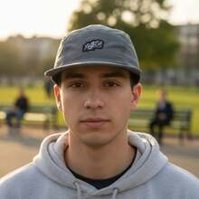Anth Co Lunar Adjustable Five-Panel Waterproof Cap - 灰色 - 查看 1