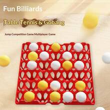 1pc 2026 Ping Pong & Five-In-A-Row Chess Game Set, Youth Competition Game, Intellectual Toy, Ideal For Interaction, Friendship, Family, Hot Selling, Perfect Gift For Boyfriend, Girlfriend, Birthday, Party, Boys, Girls - Multicolor - View 2