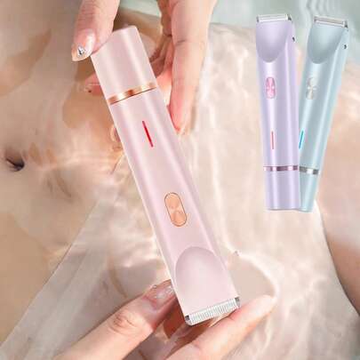 Women's Electric Shaver, Full Body Epilator, Bikini Trimmer, Electric Hair Removal For Bikini, Legs, Face, Eyebrows, Painless Depilation