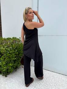 Women Two-Piece Outfits - 黑色 - 查看 6