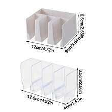 Wall-Mounted Storage Rack Large Capacity No Punching Toothpaste Drain Holder Dual Purpose Multi-Grid Bathroom Shelf - Multicolor - View 9