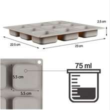 9 Cavities Square Soap Mold DIY Handmade Silicone Mold For Soap Making Candle Cake Baking Lotion Bar Molds - A - View 11
