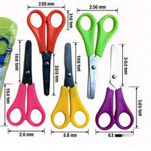 Tijeras para actividades creativas escolares, cartón - Multicolor - Ver 4
