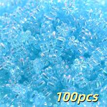 100pcs 4X7mm Acrylic Shiny Flower Beads AB Color Spacer Beads For Jewelry Making Bracelets, Necklaces DIY Keychain Pendants Accessories - Flower - View 13