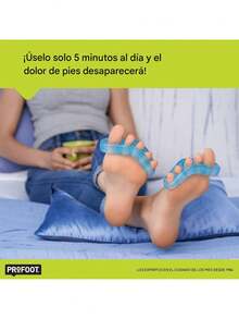 Profoot Flex-tastic - Relajantes para los dedos del pie, se adapta a todos - Verde - Ver 5