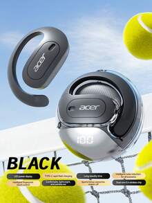 ACER OHR538 蓝牙耳机，开放式球形设计，OWS 无线耳机，具有深沉的低音立体声，低延迟，佩戴舒适，适合学习、商务、运动、跑步、健身，兼容手机、平板电脑、笔记本电脑，是圣诞节和情人节的绝佳礼物 - 均碼 - 查看 14