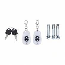 Folding Automatic Parking Lock Driveway Security Car Barrier Lock Remote Control - Yellow - View 5