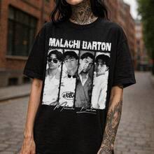 Malachi Barton Descendants Zombies Tour Comfort Shirt, Descendants Character Oufit, Trending Tee, Disneyland Vacation Trip Gift 2025 1PC Fashion Aesthetic Women's T-Shirt - Basic Casual Top | Perfect For Daily Wear/Gym/Beach/Office/Lounge/Dorm Christmas/New Year/Valentine's Day/St. Patrick's Day Gifts Tee, Fashion Leisure Sports T-Shirt,All-Season Casual Women's Top, Holiday/Birthday Gift Tee Thoughtful Gift For Friends & Sisters - Đen 6 - Xem 1