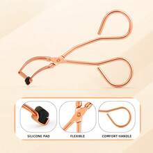 12 Stücke professioneller Wimpernzange-Set - beinhaltet 1 tragbare Wimpernzange, 1 partielle Wimpernzange mit 10 Silikonepolstern, Edelstahl-Wimpernzange, einfaches Kräuseln und Anheben der Wimpern, nicht schädigend, für Wimpernverlängerung und -kräuselung, unisex - Verschiedenfarbig - Übersicht 7