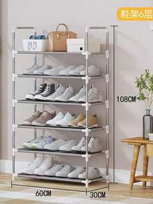 Estante De Almacenamiento 4/5/6/7/8/9 Capas Zapatero Fácil De Montar - Gris - Ver 13