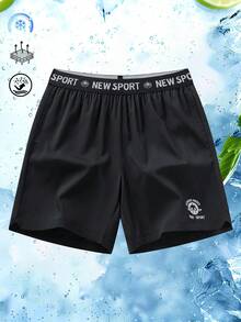 1条男士速干运动短裤，1条男士宽松休闲沙滩短裤，1条轻便五点式短裤（适合跑步、训练和健身），1条休闲短裤 - 黑色 - 查看 11