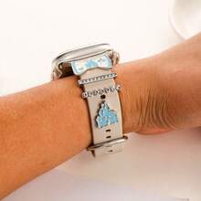 4件套山形装饰配件，适用于硅胶表带系列，尺寸包括38mm、40mm、41mm、42mm、44mm、45mm和49mm。 - 均碼 - 查看 17