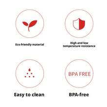 5件套硅胶厨具不粘锅耐热铲烘焙工具套装 - 彩色 - 查看 9