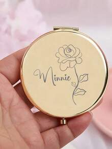 1个可定制花卉图案的便携式折叠化妆镜，适合作为礼物送给孩子、女儿、姐妹、闺蜜、伴娘等。既可用作化妆镜，也可作为教师节、结婚纪念日、情人节等场合的礼物。 - 軍綠色 - 查看 14