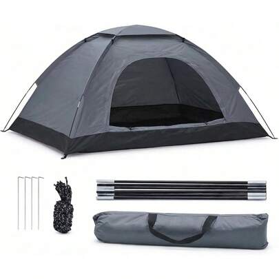 Pop Up Tent For 2 People, Waterproof & Windproof Instant Camping Tent, Lightweight 1.7kg Compact Dome For Hiking, Festivals & Beach Trips