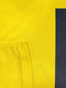 Camiseta de fútbol personalizada del Villarreal de La Liga para hombre, talla 25/26, camiseta deportiva de cuello redondo cómoda para entrenamiento de fútbol, uso casual y regalo - Amarillo - Ver 8