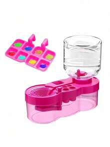 Brush Cleaner, Paint Brush Washing Cup, Palette, Art Painting Mixing And Cleaning, Brush Holder, Brush Washing Box, Multi-Functional Art Tool, Suitable For Art Students, Artists, Students, Painters To Clean Paintbrushes - Multicolor - View 6