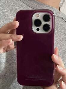 Premium Transparent Grape Purple Magnetic Phone Case Compatible With Iphone 17/16 Pro Max, Apple 14 Matte 17 Pro, New 15 Pro, 16 Pro Max, Anti-Fall Full Coverage Phone Protective Case - Purple - View 1